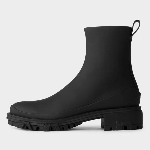 $500 RAG & BONE SHILOH SPORT BOOT BLACK RECYCLE MATERIAL WATER RESIST 37 (PA38) - Picture 1 of 9